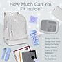 bentgo 2-in-1 Kids Laptop Backpack, Large, Silver Glitter (BGBKPAK-SLGL)~#|#~54330CEB-6385-4E7F-BD310A06C724C44A_sc7