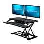 VersaDesk PowerPro Elite Electric Standing Desk Converter with Programmable Switch, USB Port and Mobile App, 36 x 24 Inch, Black~#|#~5437260F-9F1A-4B20-8E90ADBED28FD1F2_sc7