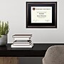 Excello Global Products 11" x 14" Composite Wood Photo/Document Frame, Black/Gold/Red (EGP-HD-0383)~#|#~54405379-09D8-4659-8AA08B2102DECC5B_sc7