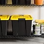 Iris 60 Quart Storage Container with Lid, Plastic, Yellow, 6/Pack (500277)~#|#~5444D0F8-AC8E-47CA-8DEBF1B9266A03A9_sc7