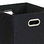 Household Essentials 23-Gallon Hamper, Polyester, Black (5640-1)~#|#~544501E2-335E-4037-94787FDFC3322F93_sc7