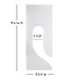 Nahanco 9 5/16" Blank Queen Size Divider, 50/Pack (D15)~#|#~544A170A-33A8-4021-9D52B59B3F613C57_sc7