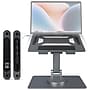 Purely L107 Ergonomic Laptop/Tablet Stand 8-in-1 Docking Station, Silver (PDSL107)~#|#~544B69A4-1609-4F68-B177E8254E08E0D0_sc7