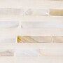Storied Home Reclaimed Wood and Mother of Pearl Waterfall Console Table, White (DF5900)~#|#~544BC068-B30A-4D14-B528F740133C4F28_sc7