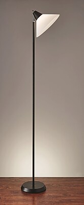 Adesso Swirl Torchiere Floor Lamp