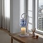 Simplee Adesso Perry Candlewarmer 14.5" Halogen Table Lamp, White/Blue Floral (SL1194-02)~#|#~545EF638-C201-4599-863A931CAB8E2D82_sc7