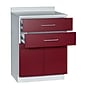 Viva Comfort 36'' H x 24" L Exam Room Medical Cabinet, 2-Doors, 2-Drawers, Claret (90224GRYCL)~#|#~5460C07E-2A3F-4190-8016E0756403B36E_sc7