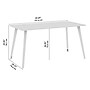 Bush Business Furniture Vista 60"W Computer Desk, Natural Elm (VSD160NE)~#|#~5467F967-7243-42B9-933A9750B755F578_sc7