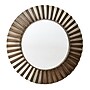Household Essentials 37" Round Metal Frame Decorative Sunburst Wall Mirror, Bronze (HH2370-1)~#|#~54696725-B12B-4862-92E3E9AA3C71598B_sc7