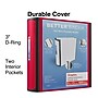 Staples Heavy Duty 3" 3-Ring Better Binder, D-Ring, Red (ST55893-CC)~#|#~5469D2DC-4BF0-4898-8C62D2FEDEAF4FD8_sc7