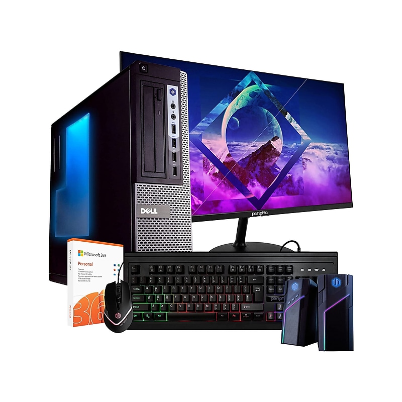 Dell OptiPlex 7010 Refurbished Desktop Computer, Intel Core i5-3450, 16GB Memory, 500GB SSD SSD and 1TB HDD (BTG-00049919STP) image 1