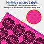 Avery Square Scalloped Laser/Inkjet Multipurpose Labels, 1-5/8" x 1-5/8", Neon Magenta (800/Box)~#|#~546D3EF8-FAFC-41A0-89A2D414E14108EC_sc7