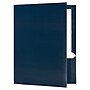 JAM Paper Glossy 2-Pocket Portfolio Folder, Navy Blue, 6/Pack (5042523d)~#|#~5473B138-335B-4794-9BBFAB41AEAD01FF_sc7