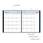 Planning Calendar BS Passages/Solid Navy PP 8x10 RY26 Monthly Safety Wirebound -~#|#~5473F5C6-DA1E-45FA-BF7E4882190ECC7A_sc7