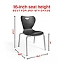 Staples Polypropylene 16" Student Chair, Black, 4/Box (ST63541)~#|#~547A2BB7-35F2-4072-99C456046CE9262C_sc7