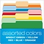 Pendaflex Recycled File Folder, 1/3-Cut Tab, Assorted, Letter Size, Assorted Colors, 100/Box (4210 1/3 ASST)~#|#~547D49AA-12E5-40BF-9737FF21FD95EA6E_sc7