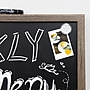 BAZIC Products RUSTIQUE Wood Frame Magnetic Chalkboard, 20" x 30", Chalk Marker & Magnets (BAZ6081)~#|#~547E670C-4D52-426A-B9930ECDAE94CF67_sc7