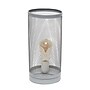 Creekwood Home Industrial Mesh Cylinder 12.75" LED Table Lamp, Gray (CWT-1005-GY)~#|#~5482D379-0880-4FB7-8DFE62DA25DA64FB_sc7