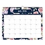 2026-2027 Blue Sky Wirebound Dark Floral 12" x 15" Academic Monthly Wall Calendar, Beasley Navy (161595)~#|#~5488D747-7576-481F-B77A879AF5CF383C_sc7
