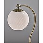 Adesso Swirl Incandescent Desk Lamp, 21.6"H, Antique Brass/White (3259-21)~#|#~54890E4F-98FA-4264-8AFB2F1C2725C84D_sc7