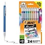 BIC Xtra Sparkle Mechanical Pencils, 0.7mm, #2 Hard Lead, 24/Pack (MPLP241-BLK)~#|#~54892E62-CDE1-4CC1-8B55685F01544018_sc7