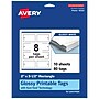 Avery 2" x 3-1/2"  Blank Price & Merchandise Tags, White, 80/Carton (95322-GWT10)~#|#~548FDC27-E212-4929-BEF72184FFCAC2ED_sc7