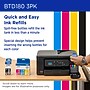 Brother BTD180 Cyan/Magenta/Yellow High Yield Ink Bottle, 3/Pack (BTD1803PK)~#|#~54A5CFB9-BC58-4BC4-95B79369E1B8CA05_sc7
