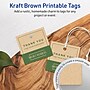 Avery 1-1/2" Blank Price & Merchandise Tags, Kraft Brown, 500/Pack (95287-KMT25)~#|#~54A84107-08EB-4391-BC1E3A5C1716858A_sc7