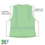 Ergodyne GloWear 8210ZW-S High Visibility Women’s Vest, ANSI Class R2, Lime, 3XL (22427)~#|#~54AA23CA-FB22-462D-A536179A2062CA83_sc7