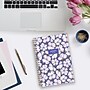 2025-2026 Blue Sky Floral 5" x 8" Academic Year Weekly & Monthly Student Planner, Plastic Cover, Finlee Purple (155820)~#|#~54AA3333-E803-499B-97E5F8204D1EFAE3_sc7