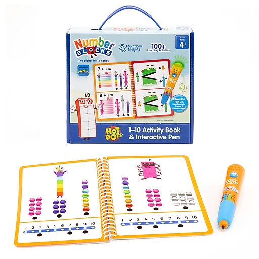 Educational Insights Hot Dots Numberblocks Workbook (2550) | Staples
