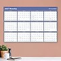2027 AT-A-GLANCE 36" x 24" Yearly Dry-Erase Wall Calendar, Reversible, White/Blue (A1102-27)~#|#~54B51B16-C566-4927-84B50D46E16D5BEF_sc7