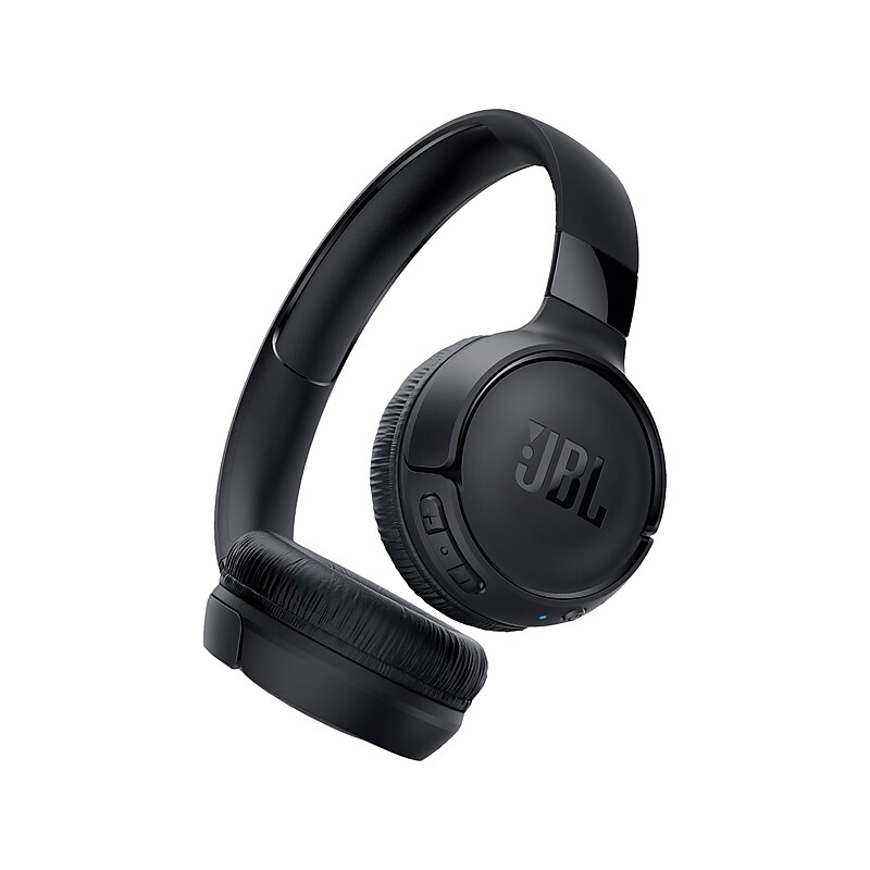 JBL Tune 520BT Wireless On-Ear Headphones, Bluetooth, Black (JBLT520BTBLKAM) image 1