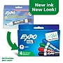 Expo Dry Erase Markers, Bullet Point, Assorted Colors, 4/Pack (82074)~#|#~54BD2015-CD40-4A3E-BDE2B6F5AAD047B7_sc7