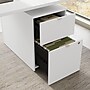 Bush Business Furniture Stratus 72"W Electric Rectangular Adjustable Standing Desk with Drawers and Panel, White (SUT012WH)~#|#~54BE325C-10BE-4282-B009D3696EA6C2FF_sc7