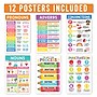 Hadley Designs 11" x 17" Colorful Parts of Speech Language Arts and Grammar Laminated Posters, 12/Set (HDDX004A2JPBZ)~#|#~54BF8221-FAE2-44C3-9FC6FF826EF3453C_sc7