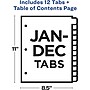 Avery Office Essentials Table 'n Tabs Pre-Printed Monthly Paper Divider, Jan-Dec Tabs, Multicolor, 1 Set (AVE11679)~#|#~54BFCC65-E9DC-4904-911F982AC636D9DE_sc7