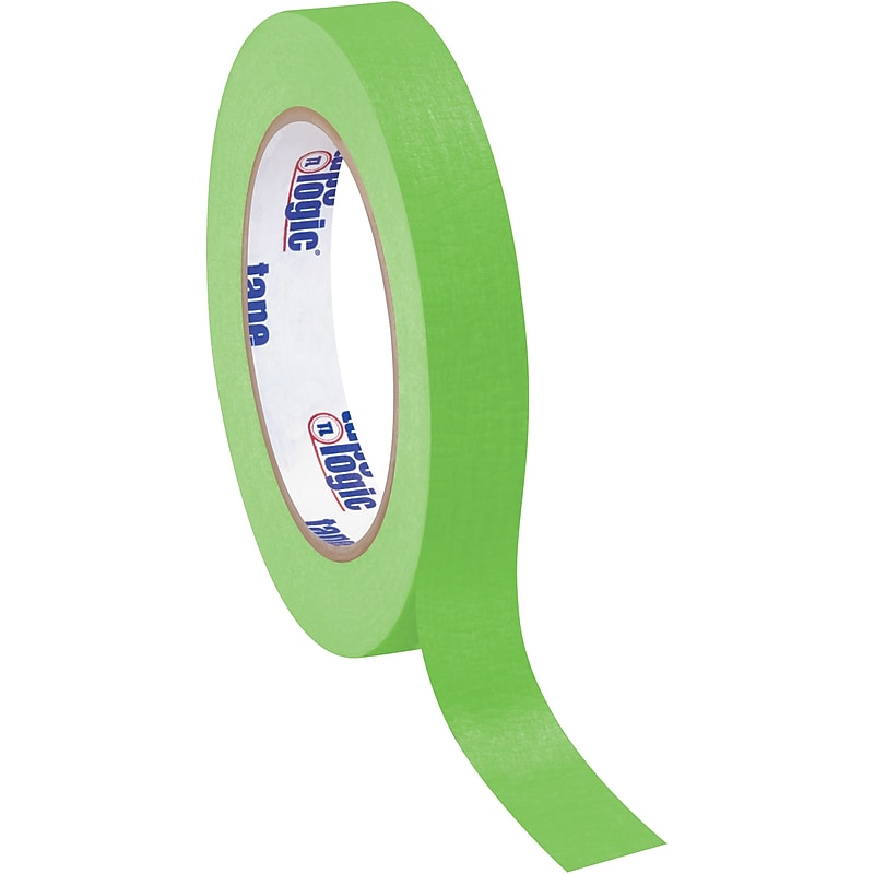 Tape Logic Masking Tape, 0.75" x 60 yds., Light Green, 12/Carton (T93400312PKA) image 1