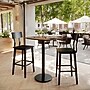 Flash Furniture TopGuard Rectangle Wood Dining Table with Round Base, 30" x 24", Natural/Black Base (ST2430NATTR18B)~#|#~54C478CD-BBE2-4D00-B23495E839FAA152_sc7