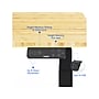 FlexiSpot E7 Pro 60"W Electric Adjustable Bamboo Standing Desk, Bamboo/Black (E7BPRO6030-LBZB)~#|#~54C62C53-4114-4B87-82803039879B06CE_sc7