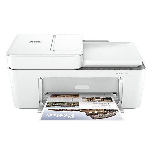 HP DeskJet 4255e Wireless AllinOne Color Inkjet Printer, Scanner, Copier, Best for Home, 3