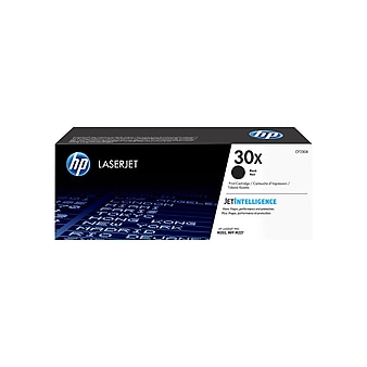 HP 30X Black High Yield Toner Cartridge, print up to 3500 pages