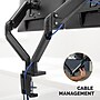 Fellowes Platinum Series Adjustable Dual Arms, Up to 40" Monitor, Black (8042501)~#|#~54CE38C1-546E-482E-A301DBB527ADEA23_sc7