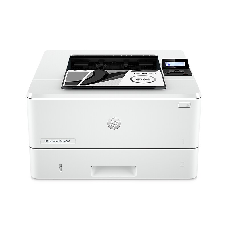HP LaserJet Pro 4001n Black & White Printer, Best for Office (2Z599F)
