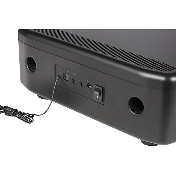 Aiwa Exos Wireless Bluetooth Home Bedroom Speaker, Black (AI6006