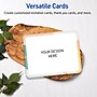 Avery Rectangle Rounded Corners Matte Blank Card, White, 20/Pack (19479371093)~#|#~54D4B3FD-7703-4361-BC9D9642CDCDB02A_sc7