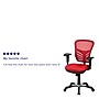 Flash Furniture Nicholas Ergonomic Mesh Swivel Mid-Back Multifunction Executive Office Chair, Red (HL0001RED)~#|#~54D82110-2E48-4BB0-A6605D6C28A4DA73_sc7