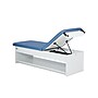 Viva Comfort Lucas Adjustable Backrest Treatment Table with Storage Shelf, Cabinet Base, Blue (ADI996-12-BLU-MK)~#|#~54D8F3E3-9C64-462E-807D3390D3F3EBBF_sc7