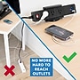 Mount-It! 3-Outlet 3-USB Port Desktop Power Strip with Clamp Desk Mount, Black (MI-7281B)~#|#~54E2C13C-7603-45AD-8D2B099E390D044C_sc7