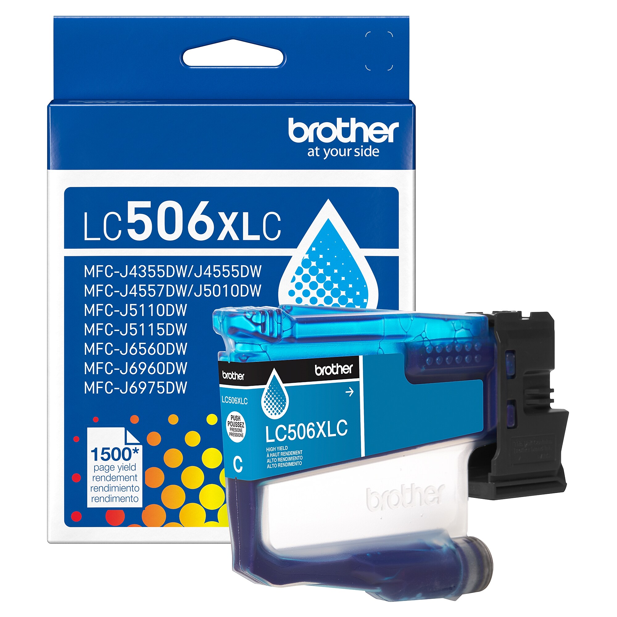 Brother LC506XL Cyan High Yield Ink Cartridge, Prints Up to 1,500 Pages (LC506XLCS) Sansujyuku sansujyuku.com